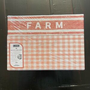 Recipe Box with inserts